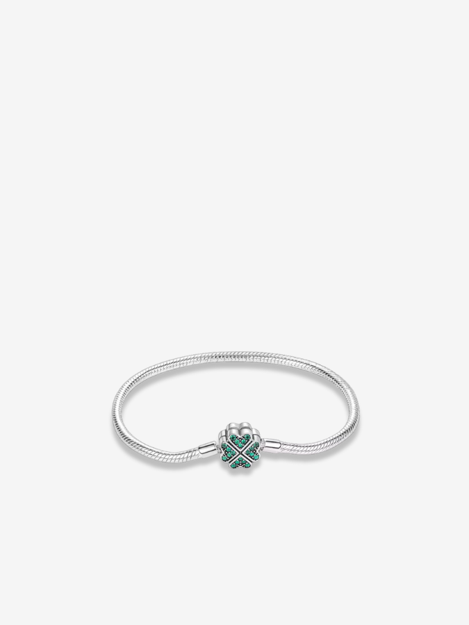 Lucky Clover Clasp Bracelet