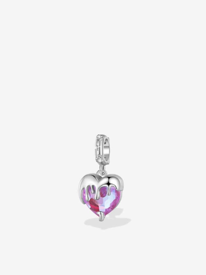 Melting Love Heart Charm