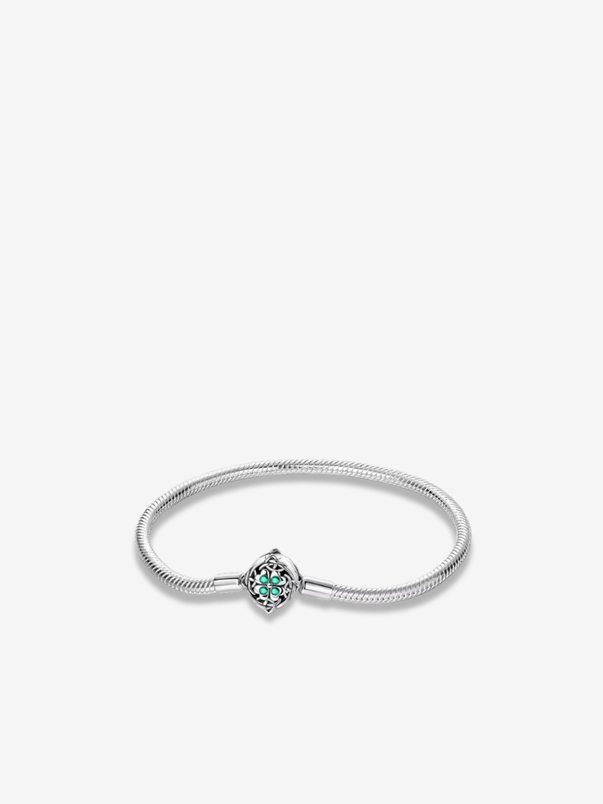 Ornate Emerald Clasp Bracelet
