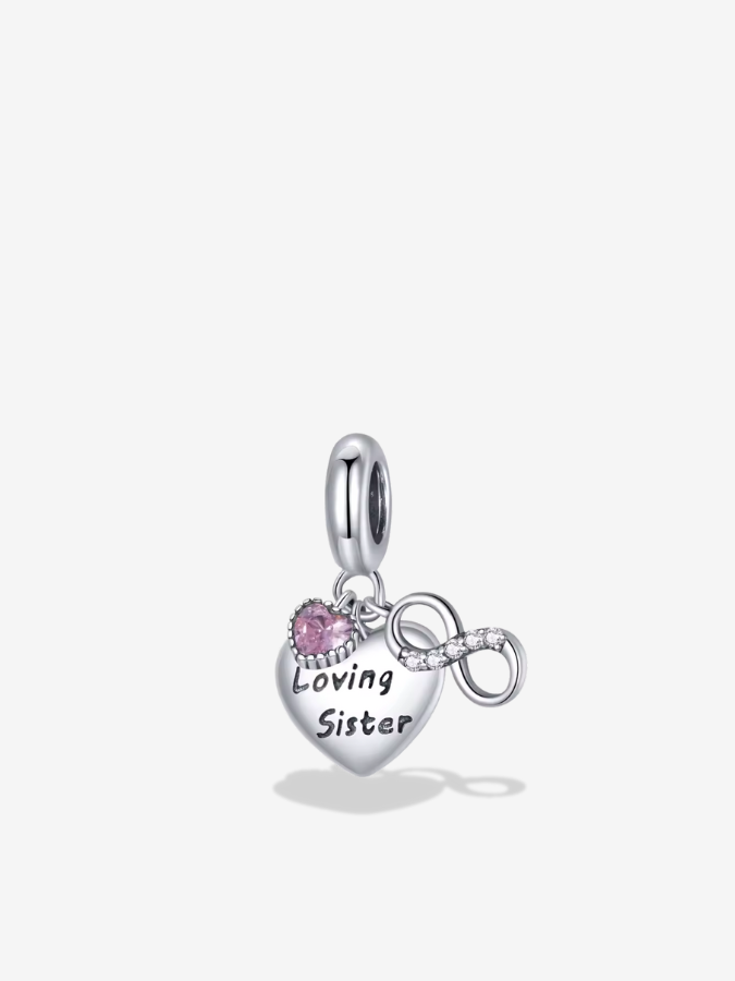 Loving Sister Infinity Charm