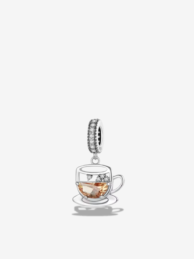 Sparkling Teacup Moments Charm