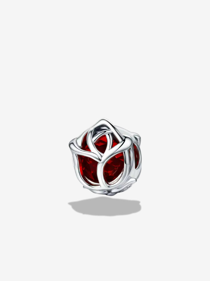 Radiant Rose Bloom Charm
