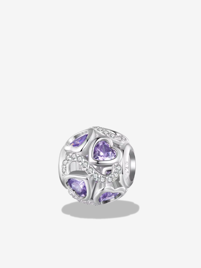 Lavender Love Pavé Charm