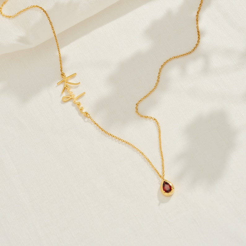 Custom Birth Flower Necklace
