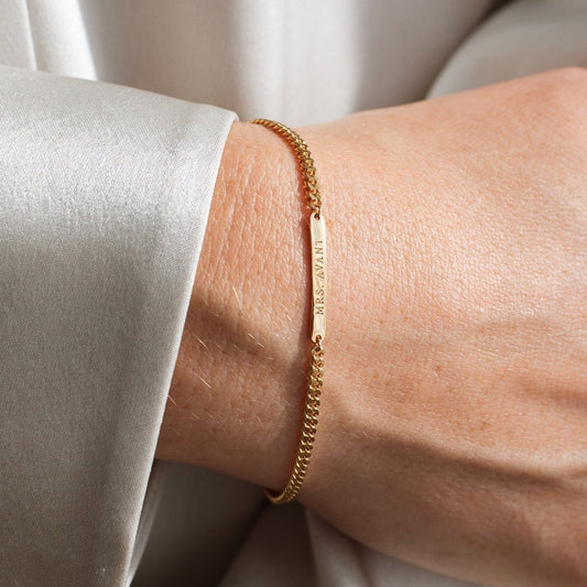 Custom Bar Name Bracelet