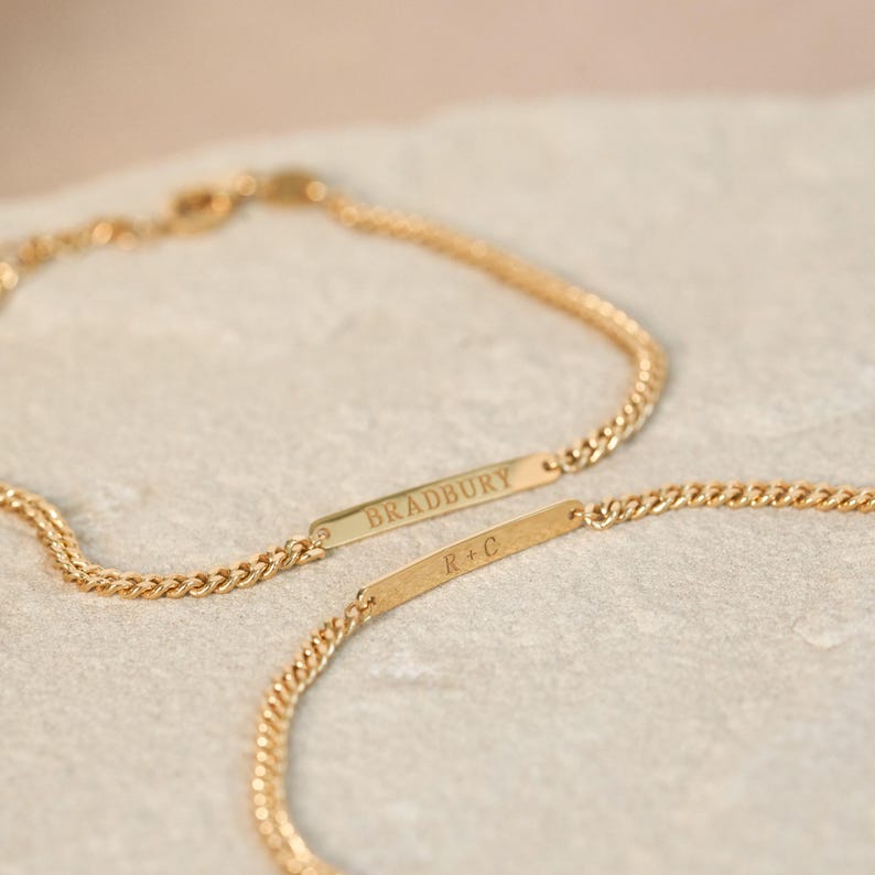 Custom Bar Name Bracelet