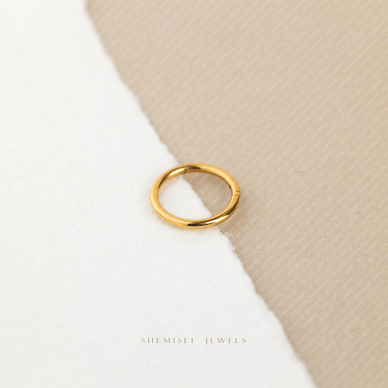 Titanium Hoop Earring or Nose Ring