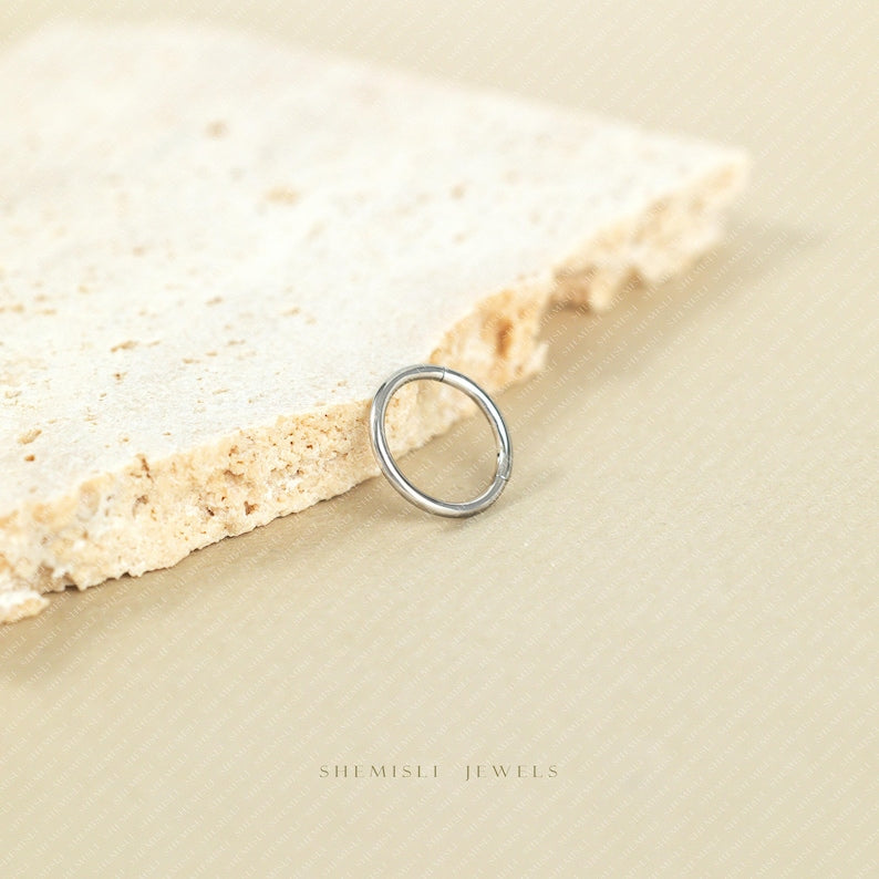 Titanium Hoop Earring or Nose Ring