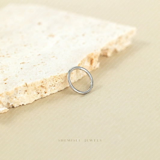 Titanium Hoop Earring or Nose Ring