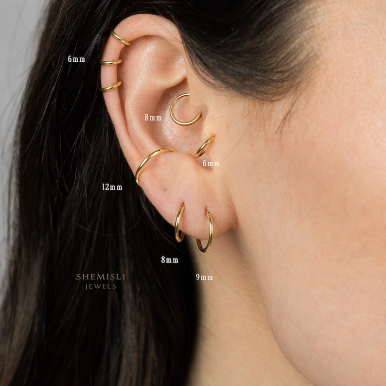 Titanium Hoop Earring or Nose Ring
