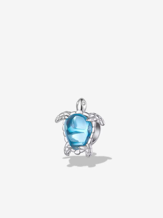 Ocean Blue Turtle Charm
