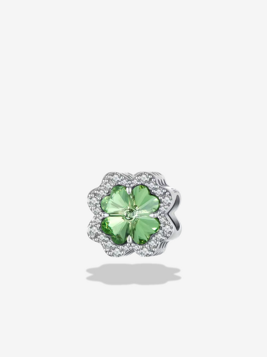 Sparkling Lucky Clover Charm
