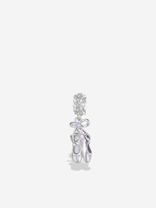 Dancing Ballet Shoes Dangle Charm