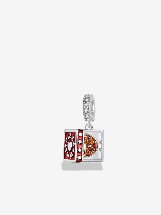 Love & Pizza Dangle Charm