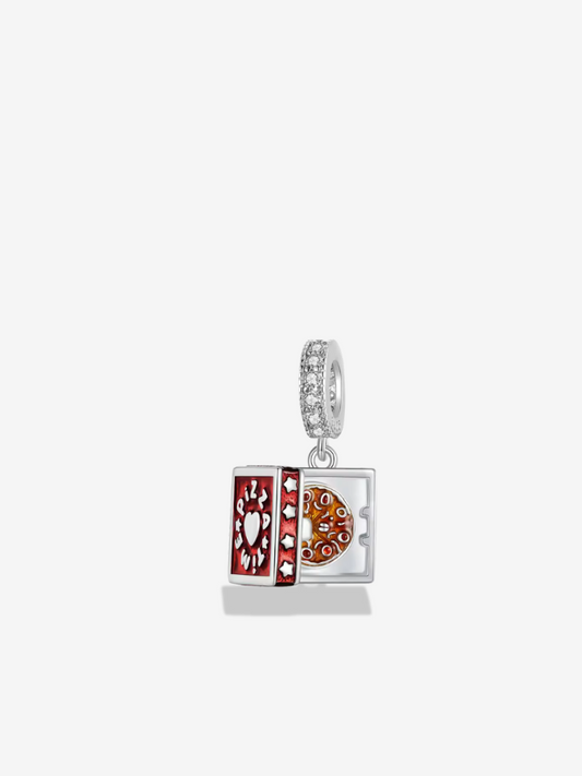 Love & Pizza Dangle Charm