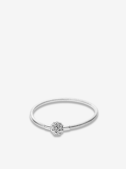 Radiant Lotus Clasp Bracelet