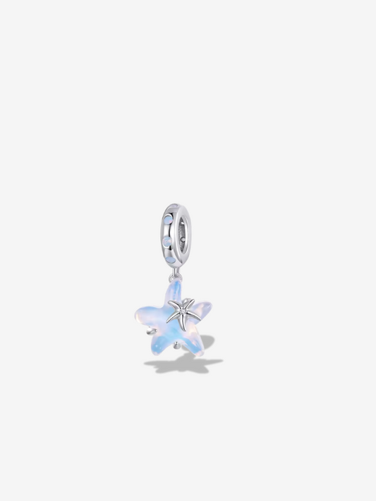 Opalescent Starfish Dangle Charm