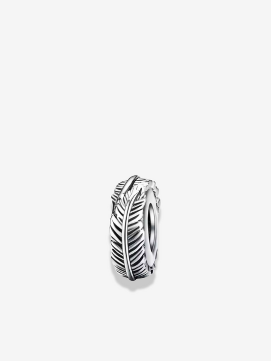 Feathered Elegance Spacer Charm