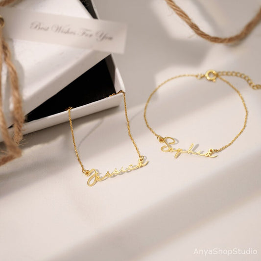 Minimalist Custom Name Bracelet