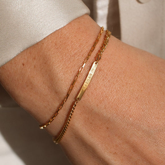 Custom Bar Name Bracelet