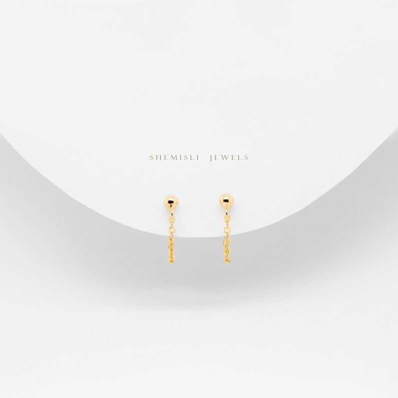 Simple Chain Helix Earring